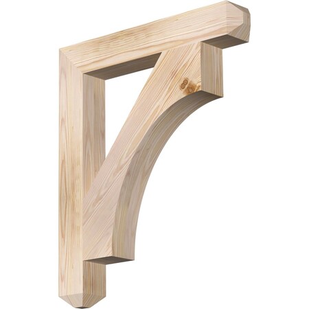 Ekena Millwork Westlake Craftsman Smooth Bracket, Douglas Fir, 3 1/2"W x 24"D x 28"H BKT04X24X28WTL04SDF